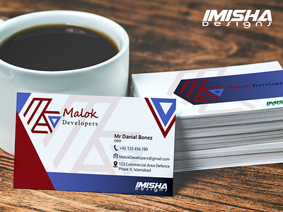 Malok business card branding design graphic design illustration logo vector