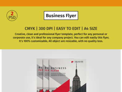 Flyer #4 bi fold branding brochure corporate design flyer graphic design illustration photoshop