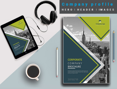 Companay Profile #5 ads booklet brochure company corporate design graphic design modern profile seo soft