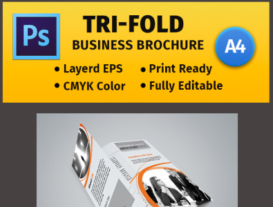 Tri-Fold Brochure #2 ads brochure company corporate design graphic design hot modern nice persional seo soft tri fold