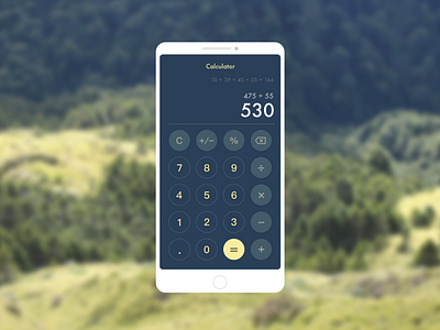 #004 Calculator ui