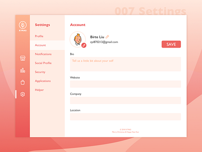 #007 Settings ui