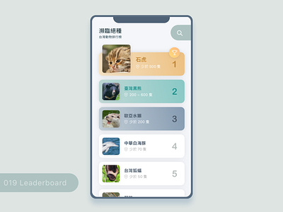 #019 Leaderboard ui