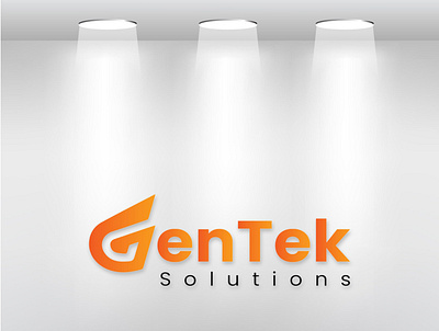Gentek Solutions barnd branding design logo