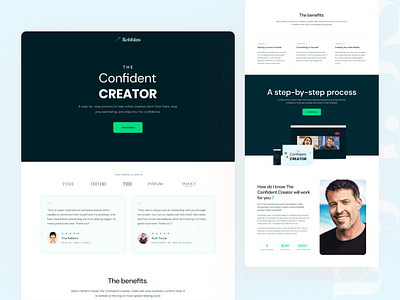 Consulting landing page landing page ui web