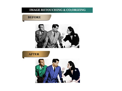 Retouching Image branding graphic design retouching ui