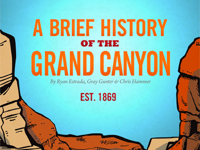 A Brief History of the Grand Canyon: Cover comic book cover grand canyon south west southwestern