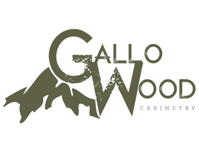 GalloWood Cabinetry Logo - Version 3 branding graphic design logo