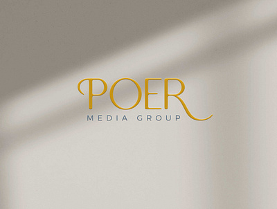 Poer Media Group - Social Media Management Logo Design brand design brand identity branding design social media marketing