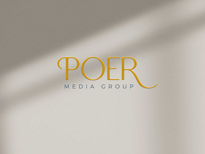 Poer Media Group - Social Media Management Logo Design