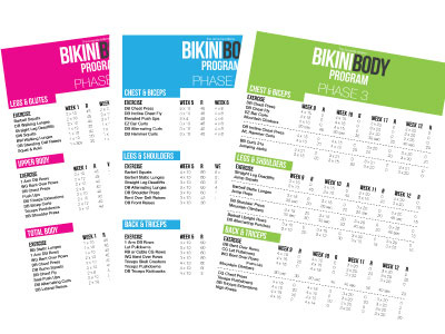 Amanda Adams - Workout Plans ebook fitness flat design graphic design layout minimalist typography