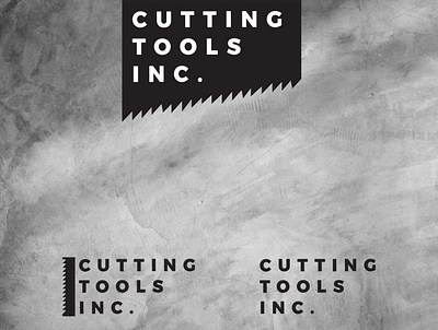 Cutting Tools Inc Logo Design brand design branding flat design logodesign minimalist minimalist logo tools