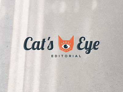 Cat's Eye Editorial Logo Design