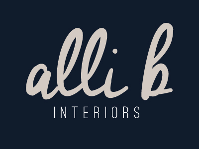 Interior Designer Logo Alli B Interiors By Angela Elliott