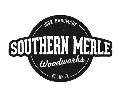 Logo Design for Southern Merle Woodworks atlanta branding logo southern vintage woodworking