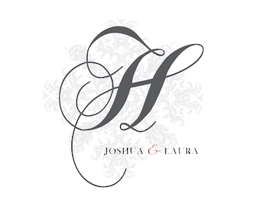 Wedding Monogram branding client work logo print design