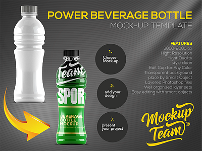 Power Beverage Bottle Mock-up Temp.