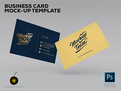 Business Card Mockup Template branding business card corporate depth of field elegant envelope folder identity letterhead mock up mock up mockup
