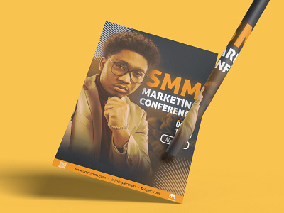 SMM Conference Poster Design branding design graphic design illustration poster