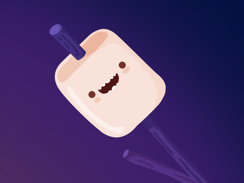 Marshmallow Dream 2d after effects aftereffects animation flat icon illustration infographic loop marshmallow motion motiondesign