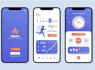 Health Evaluator Design app design illustration mockup typography ui ux