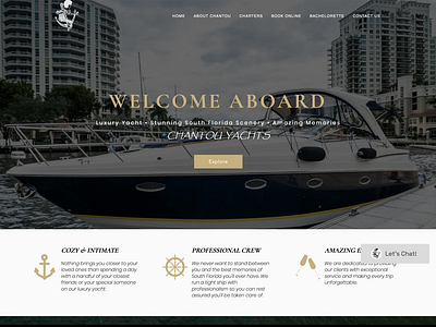 Sales & Inquiries made 30 mins after going live design high ticket luxury design sales website website wix yacht design