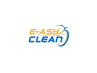 Electric Bike Cleaning Services Logo Design branding design graphic design illustration logo typography vector