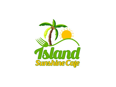 Island Restaurant Logo Design 3d animation branding design graphic design illustration logo typography vector