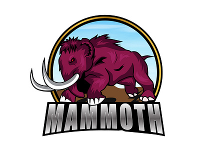 Mammoth Mascot Logo Design by Syed Ali Nasir on Dribbble