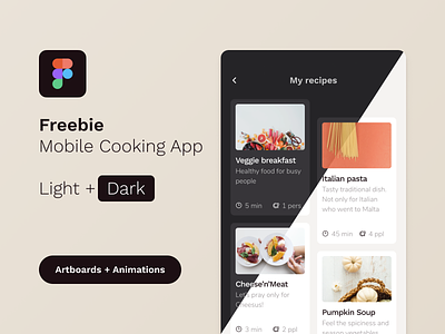 [FREEBIE] Mobile Cooking App