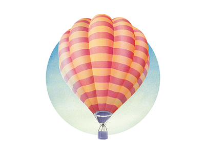 Balloon adventure balloon candy colorful design gradient hero illustration landing texture ui vector