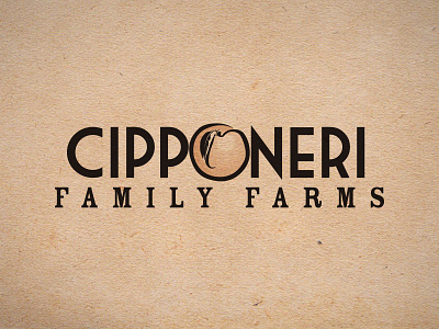 Cipponeri Family Farms Logo agriculture branding farm fruit identity logo natural