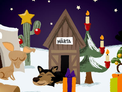 Christmas Pets blair christmas dogs illustration its a small world mary pets