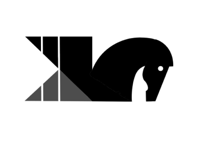 Kinisi logo horse logo motion graphics pegasus