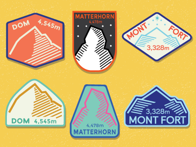 Swiss Alps patches