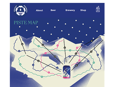 Big Dom's piste map