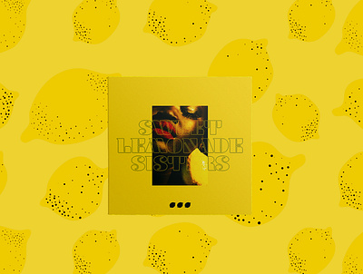 Sweet Lemonade Sisters adobe album art album artwork album cover art director artwork branding concept creative design graphic music record vinyl visual yellow