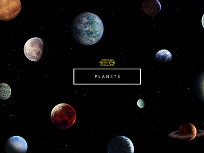 Star Wars - Planets