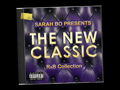 The New Classic adobe album art album cover artwork black cd cd cover concept creative design graphic music old school packaging product visual