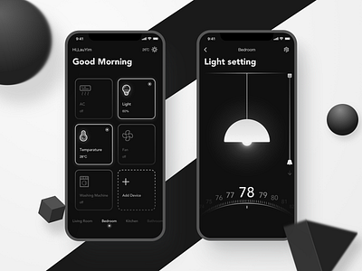 Smart Home UI app ios smart home ui ux