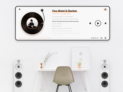 Wall music app music ui