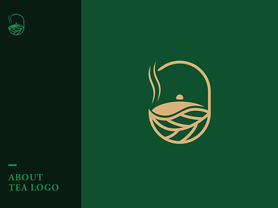 About Tea Logo branding icon illustration logo tea vector