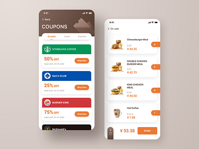 Coupons app