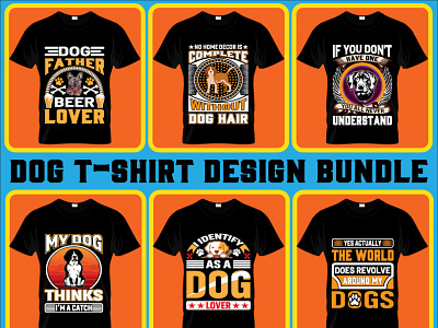 dog t-shirt design bundle.