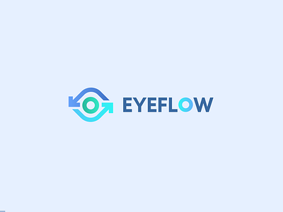 Eyeflow - Medical Logo Design branding design eye graphic design illustration logo medical vector