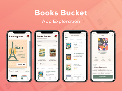 App exploration of Online Library - Books Bucket