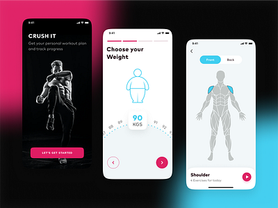 Daily UI - Fitness app exploration