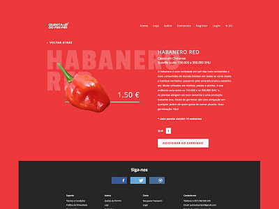 Chilli Farm design ecommerce product detail store ui webdesign website