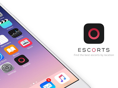 Escorts App Idea adult app app apps application app concept design escorts logo logo design ux