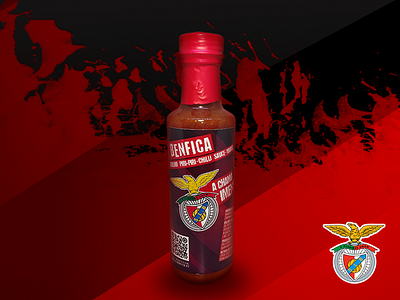 Official Sport Lisboa e Benfica Hot Sauce benfica branding hot sauce hotsauce